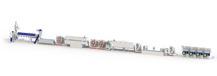PET Strapping Band Extrusion Line