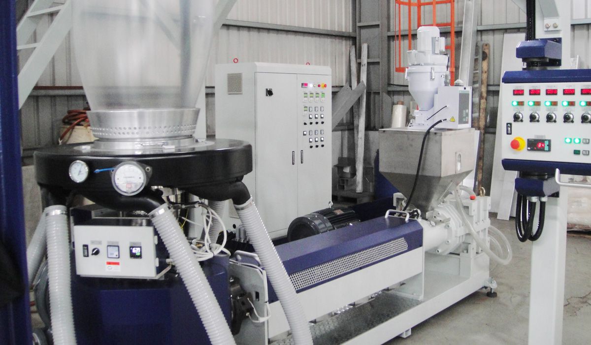 High Speed Automatic Single Layer Blown Film Extrusion Extruder