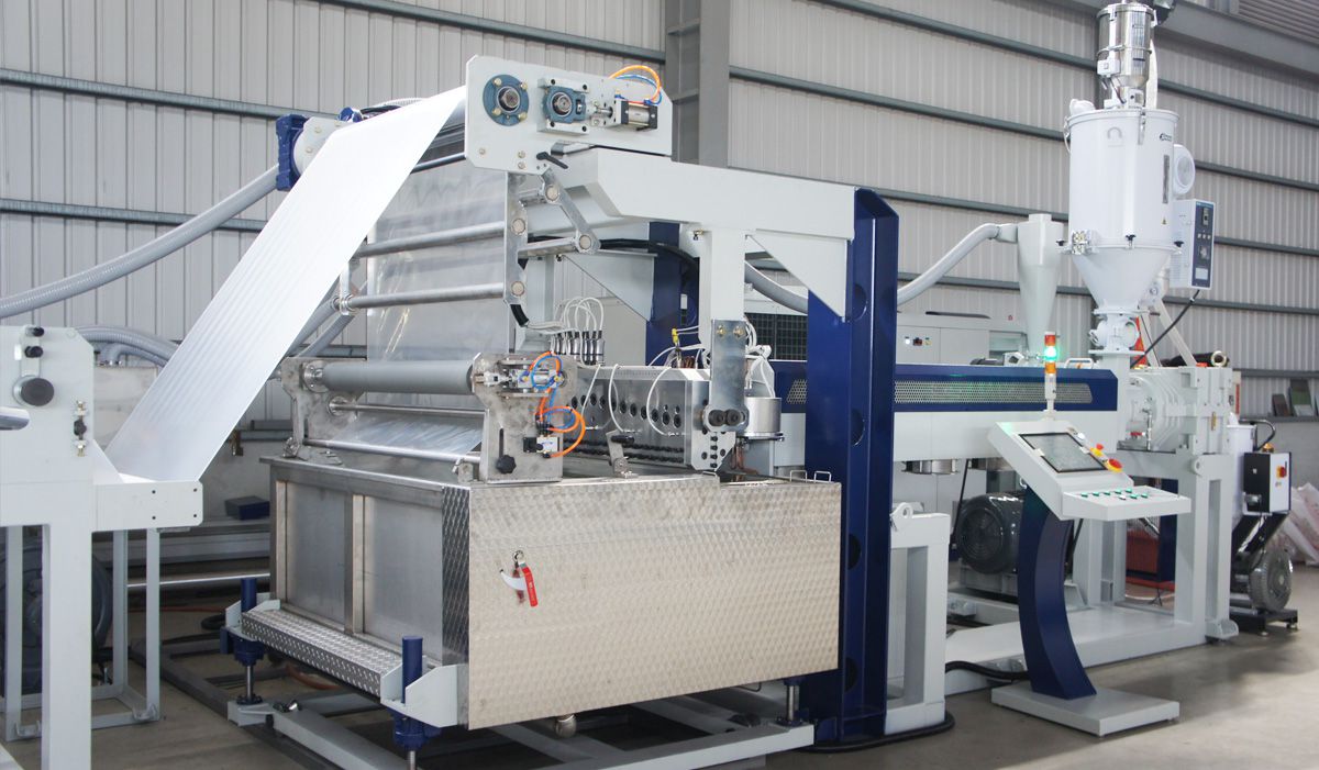 HDPE/PP Fibrillated Tape Extrusion Line Process